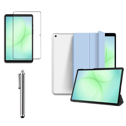 케이스나라 갤럭시탭 A11 플러스 / A11 호환 클리어 투명 케이스 북커버 A11+