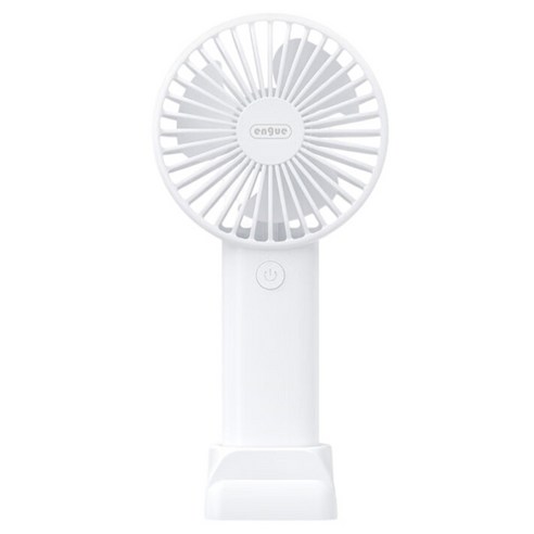 engue 핸디 미니 선풍기 EG-F90, 화이트 화이트