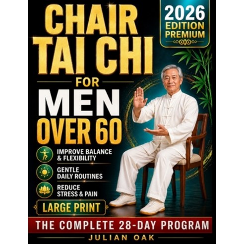 (영문도서)Chair Tai Chi For Men Over 60: Empowering Your Health with Gentle Effective Mov... Paperback, Independently Published, English, 9798250222808