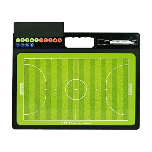 휴대용 축구 자석 전술판 풋살 11인제 작전판 자석알 세트 축구 용품, 1세트