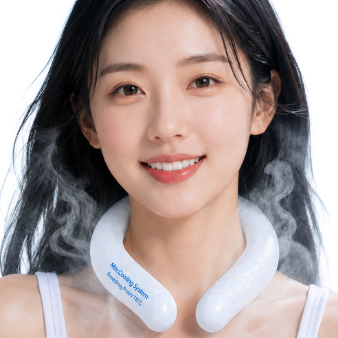 맥스쿨 아이스 넥쿨러 쿨스카프 넥밴드 울트라쿨링, 1개, 다이아화이트