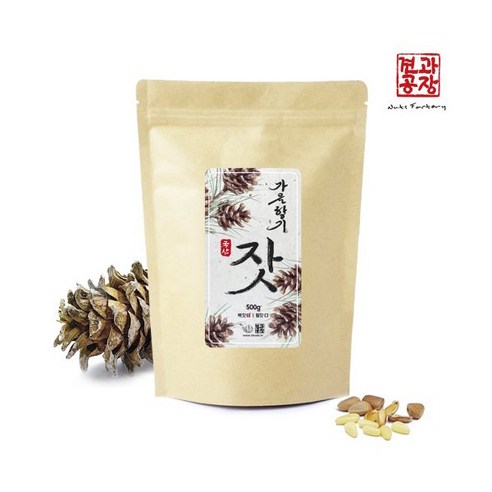 견과공장 국내산 백잣, 500g, 1개