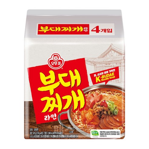 오뚜기 부대찌개라면 멀티팩, 1팩