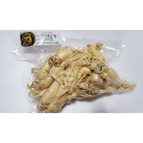 금산 참 인삼 수삼 작은 콩난발250g 세척진공포장 750g, 1세트 이미지 3