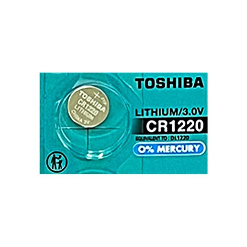 맥셀 CR1220 코인건전지 벌크 / 포장, 도시바 CR1220 (포장), 1개, 1개입