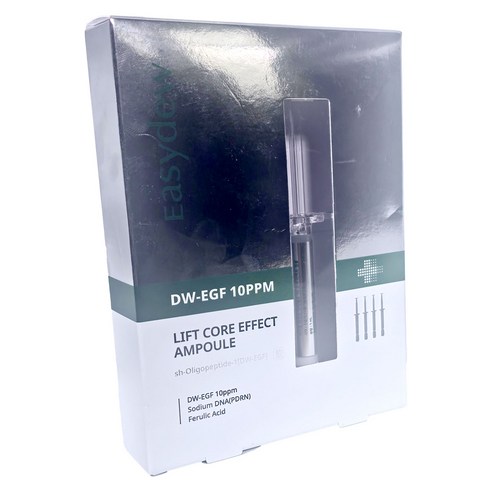 대웅제약 이지듀 리프트앰플 EGF 10 코어 이펙트 항산화 앰플 1ml-... 솔직 후기 | 피부 타입별 분석 - 상품 이미지 1