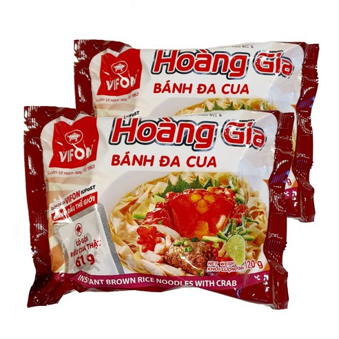 베트남 반다꾸아 비폰 쌀국수 꽃게맛 BANH DA CUA