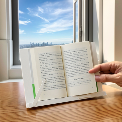 룸스모아 초슬림 초경량 독서대 책 거치대 책 받침대 - 독서대 | 쿠팡