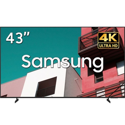 삼성전자 108cm 43인치 LH43BED-H 4K UHD LED 비즈니스TV 에너지효율 1등급, 방문설치, 스탠드형, 108cm(43인치)