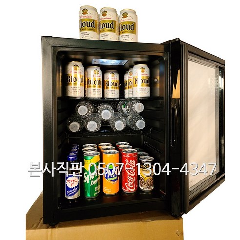 소형 음료수냉장고 미니 쇼케이스 KDS35R 35리터 사무실 개업 선물 이미지 3
