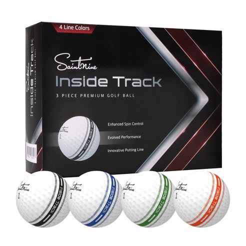 세인트나인 인사이드 트랙 3피스 골프공 1다즌 12구 솔직 후기 | 실사용자 리뷰 분석 - 상품 이미지 1
