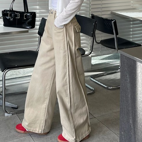 난닝구 쇼즈보 와이드팬츠