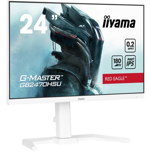 G-MASTER 23.8 180Hz 0.2ms IPS HD HDMI DisplayPort USB iiyama GB2470HSU-W6 게이밍 모니터