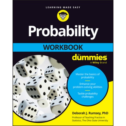 (영문도서)Probability Workbook for Dummies Paperback, English, 9781394368167