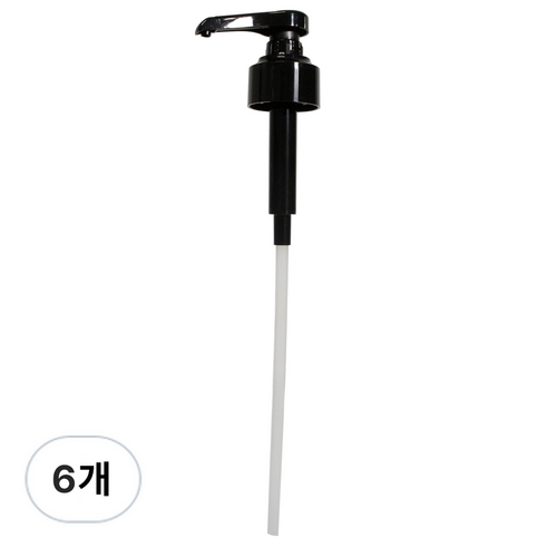 1883 모닌 호환용 시럽 펌프 10ml, 6개, 블랙