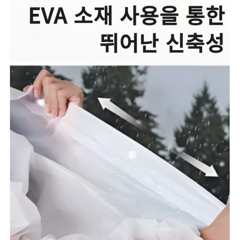 쿨로라 남녀공용 비옷 레인코트 다회용 고급 우비 1+1 착용 후기 | 사이즈/핏 총정리 - 상품 이미지 3