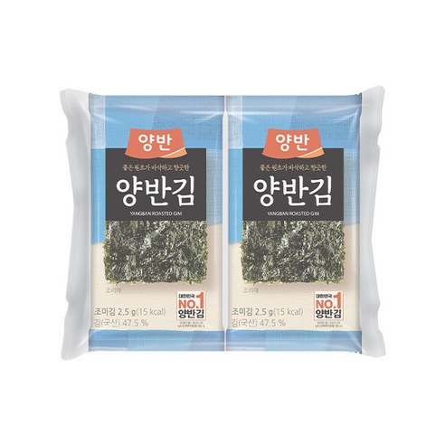 [10%적립] 동원 양반김 4호 2.5g x 8봉 x 12개 (총 96봉), 상세 설명 참조, 12개