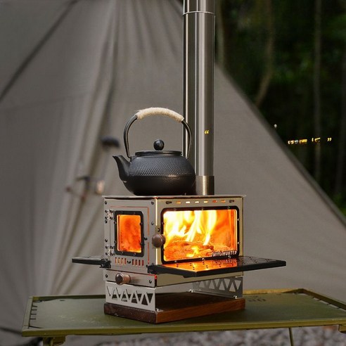 우드앤번 Genie 화목난로, 따뜻함과 낭만을 당신의 캠핑에 더하다.