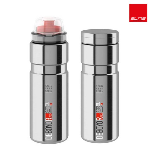 엘리트 데보요 레이스 물통 보온 보냉 기능 스테인레스 550ml, 1개, 실버