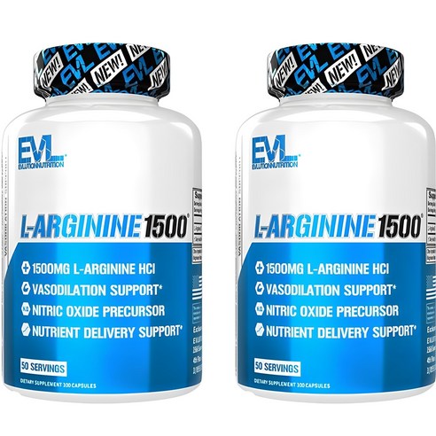 EVLUTIONNUTRITION L-아르기닌 1500mg 캡슐 100정,... 맛있게 먹은 솔직 후기 - 상품 이미지 1