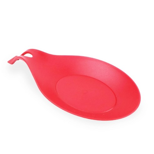 가벼운 플라스틱 수저 젓가락 거치 랙 19cm 레드, 1개