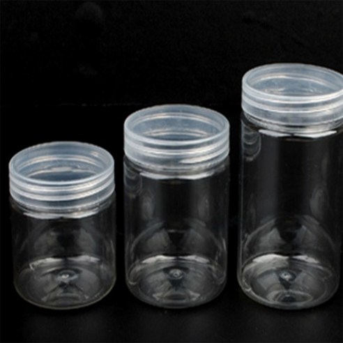 특가생활마켓 원통 플라스틱 소분 보관용기 원통케이스, 7cm - 250ml, 1개