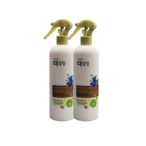 더페이스샵 보들보들 때 필링 바디스크럽, 500ml, 2개
