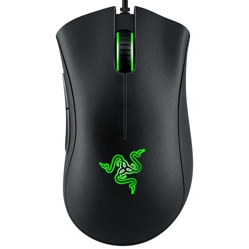 레이저코리아 데스에더 에센셜 유선 게이밍 마우스 FPS, 블랙 - 데스에더 에센셜, DeathAdder Essential
