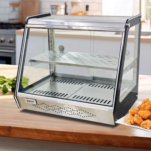 성진키친 온장고 쇼케이스 업소용 보온 진열장 전기 워머 유리 식품 이미지 2