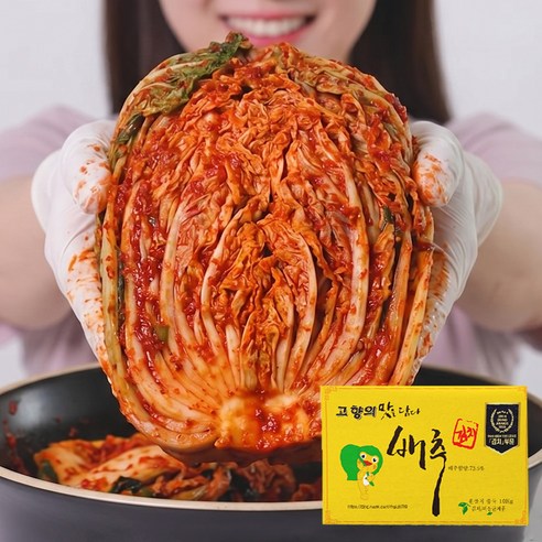 전라도식 감칠맛 정성 아따맛난 배추김치, 5kg, 1개