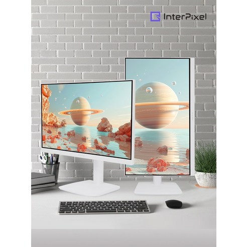 [LG 나노IPS] 인터픽셀 IPQ2730 QHD 120Hz 화이트 모니터 C타입 피벗 68~69cm(27인치) 무결점, [LG 나노IPS] 인터픽셀 IPQ2730 QHD 12