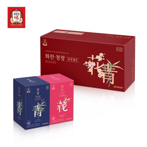 정관장 화린청랑 부부세트 70ml*40포+쇼핑백 / 부모님선물 효도 선물세트 명절 설 추석 어버이날, 1개, 2.8L, 2.8L × 1개