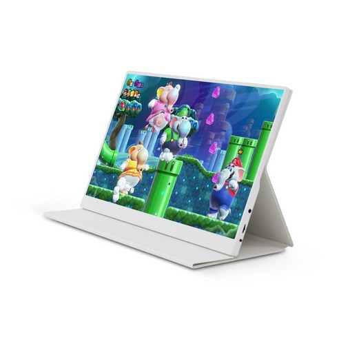카멜 프리즘 FHD 포터블 휴대용 모니터 CPM1530I, 화이트, 39.6cm