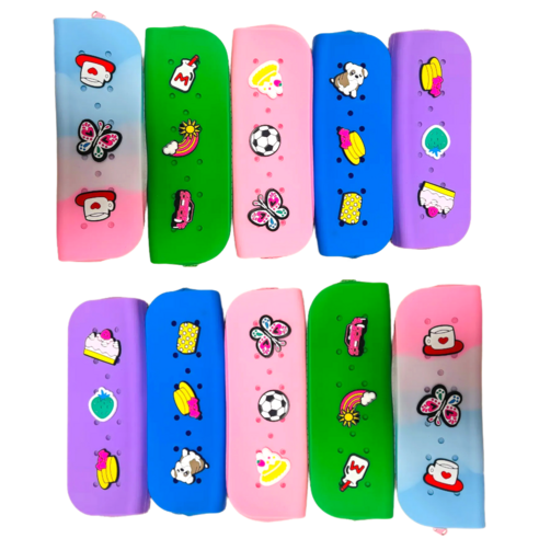 레몬라이프 실리콘필통 구디백 답례품 포장세트, 혼합, 10개