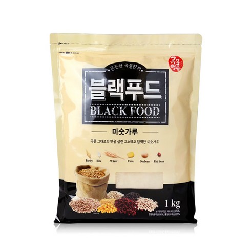 곡물명가 블랙푸드 미숫가루 1kg 1kg, 1개 솔직 후기 | 실사용자 리뷰 분석 - 상품 이미지 1