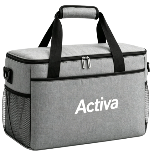 Activa 쿨러백 캠핑 보온백 아이스박스, 그레이, 30L
