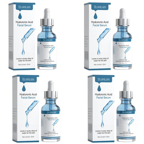 1/1+1/2+2저분자 히알루론산 원액 앰플 모공축소 주름개선 세럼 앰플, 30ml, 4개