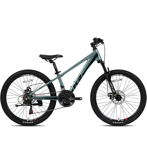 케이투바이크 토크 S3 24인치 시마노21단 이너케이블 입문용 MTB 자전거, 1개, 157cm, 에메랄드 그린