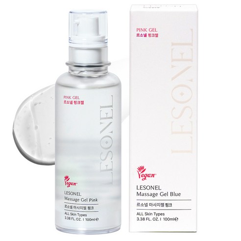 LESONEL 르소넬 핑크젤 잊고있던 촉촉함 4060 부부 수용성 마사지 젤, 1개, 100ml