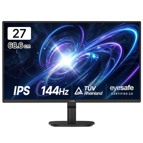 필립스 27B2N2200G 144 IPS 원형편광 아이케어 보더리스 게이밍 무결점 27인치 모니터, 68.6cm