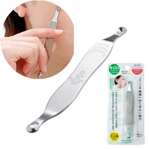 그린벨 스테인레스 피지 블랙헤드 압출기 QQ-601