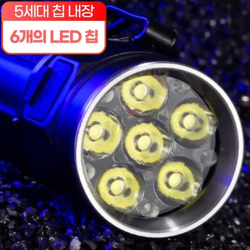 [사람에게 사용금지 최강밝기 40W] EASY LIFE 레디썬 XHP360칩 6개 장착 최강밝기 자전거랜턴 후레쉬 손전등 해루질용 최강스펙 이미지 3