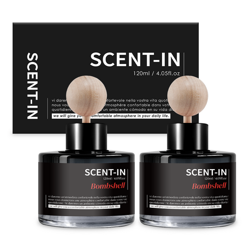 Senteuin Charyangyong Bang Scent Je , Bamswel , 2 Pack (센트인 차량용 방향제, 밤쉘, 2개)
