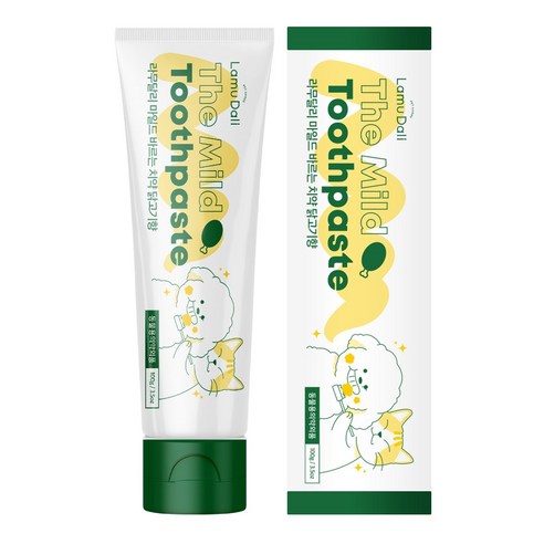 라무달리 마일드 바르는 치약 닭고기향, 100g, 1개