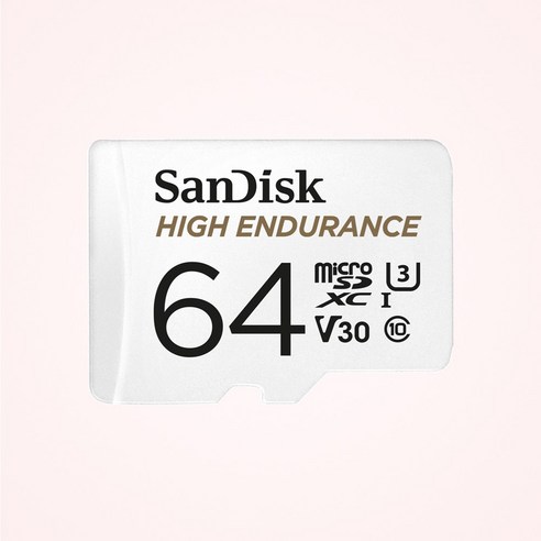 샌디스크 마이크로 SD 카드 QQNR High Endurance, 64GB, 1개