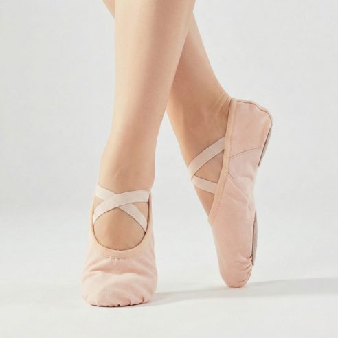 조이앤모어 발레슈즈 성인 토슈즈, 살구, 245