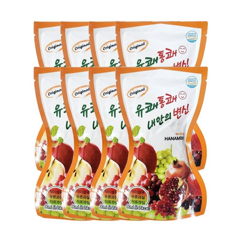 해호 네오팜 유쾌통쾌 내안의변신 과채음료 파우치, 90ml, 8개
