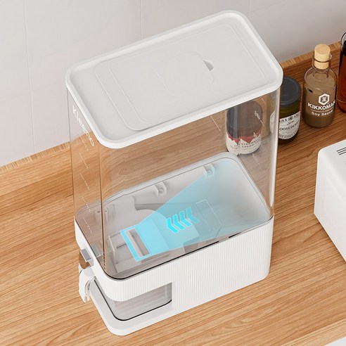 Kleeno 원터치 방습 쌀통 10KG 쌀보관용기 이미지 4