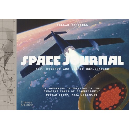 (영문도서)Space Journal: Art Science and Cosmic Exploration Hardcover, English, 9780500028186, Thames & Hudson