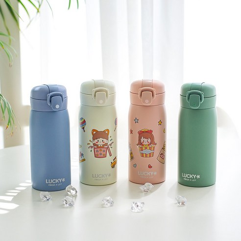 프레쉬어랏 럭키 원터치 보온보냉 스텐 미니텀블러 + 스티커 + 스트랩 후기 분석 - 보온보냉 성능 테스트 이미지